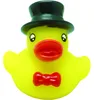 Christmas wedding rubber ducks,small cartoon figures duck toy for kids