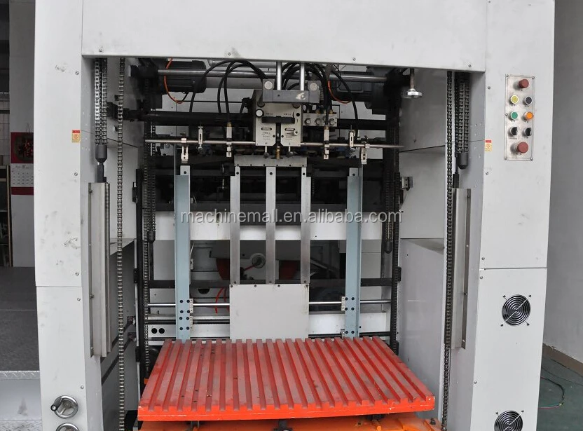 super grade semi automatic corrugated board printed box die cutting machine