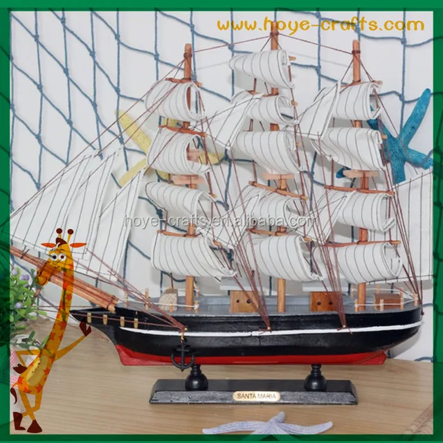 wooden tall ship home decor craft gifts ship old model ship