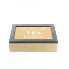 custom silk screened wooden box for home decoration and storage cork box