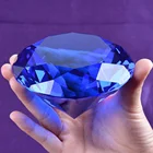 100mm 3.9inch Large Glass Crystal Diamond Jewelry displays photo props