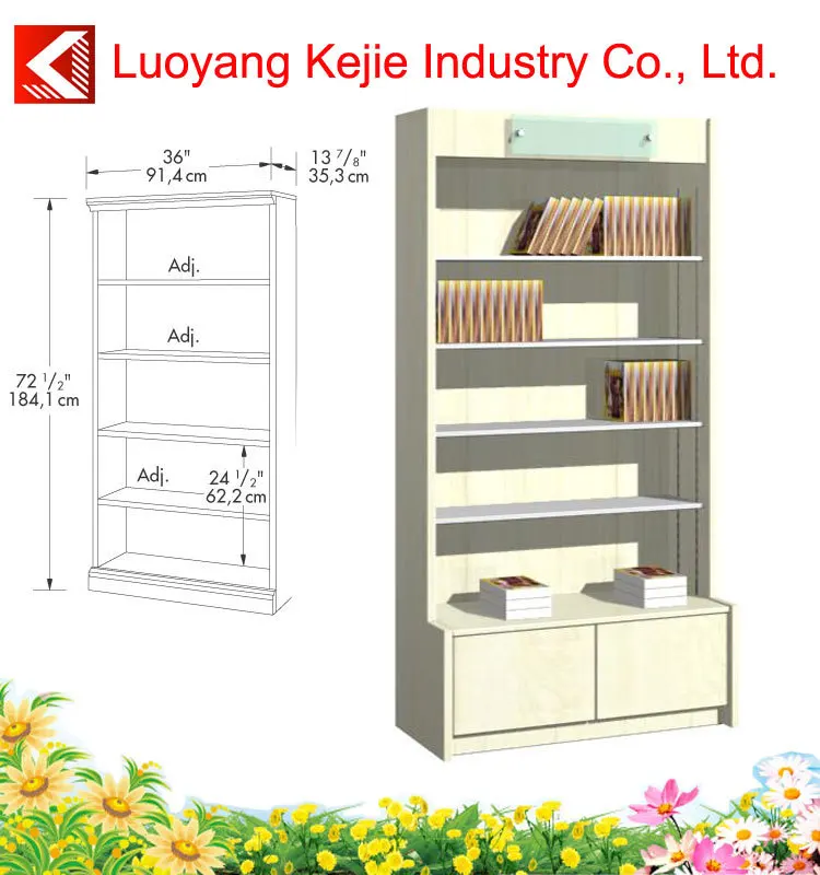 lovely kids bookcase wooden kids bookshelf children bookshelf library rack MDF Bookcase/ MDF CD Rack