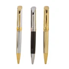 Luxury Golden Pen Color Gel Ink Roller Pen Metal Ball Pen For Business Gift