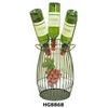 Craft Metal Wine Bottle Holder for Home Decoration