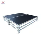 Wholesale easy install hotel height adjustable exhibition stage music festival stage platforms 2x1