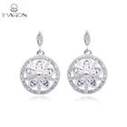 China Bulk Women 8.5-9.5mm Design Vintage Pattern Sterling Silver Stud Pearl Earrings Jewelry