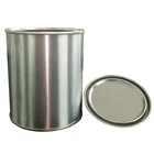 empty metal seal glue paint mini oil round 400g metal tin can with lid dimensions