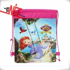 2018 Promotion kids waterproof nylon cute drawstring bag