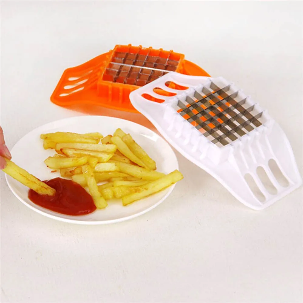 Stainless Steel Potato Cutting Device Cut Fries Crench Cutter Potato Chopper Chips Making Stick Cutting Device Fries Tool KC1044