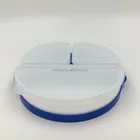 Separable Easy Holder with 3 Pop-Out Microwave safe Compartment Reusable Plastic Food Storage container Bento Lunch Box