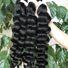 Long hair bundles raw Indian temple hair, cuticle aligned hair from India, 100% natural Indian human hair