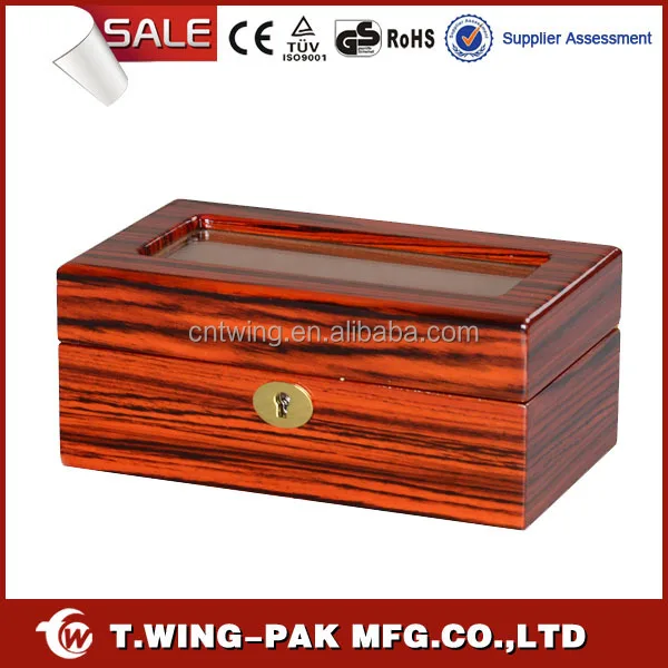 high quality octagonal wood watch box luxury gift box packaging
