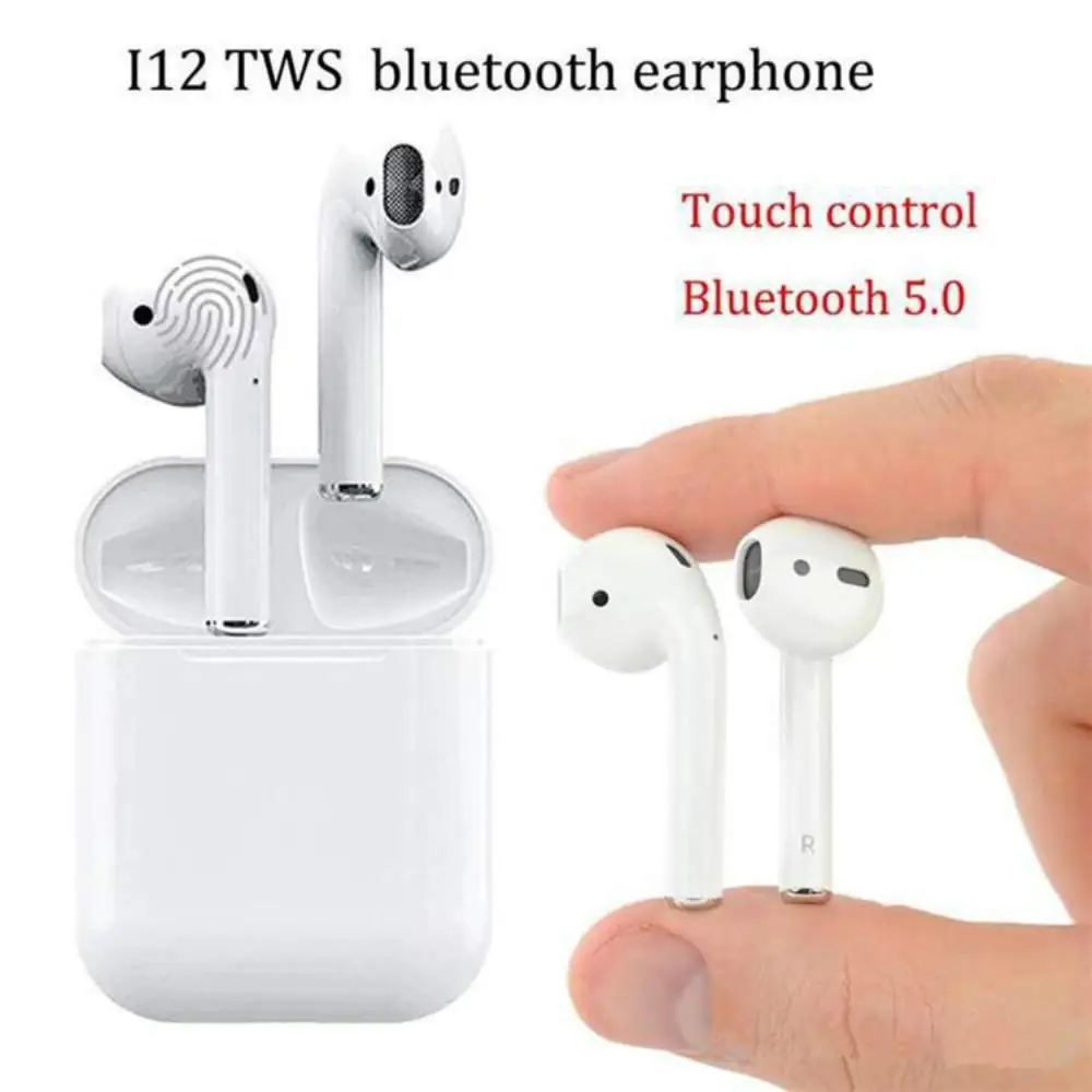 Thailand India Colombia Different Quality i12 Wireless Headset TWS Bluetooths Earbuds12 hours High Bass Music Headphones - ANKUX.COM