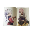Custom glossy laminated waterproof soft cover comic picture book printing