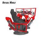 Indoor Virtual Reality Amusement 9D VR Racing Car Simulator Rides 3 Screen Car Racing Simulator