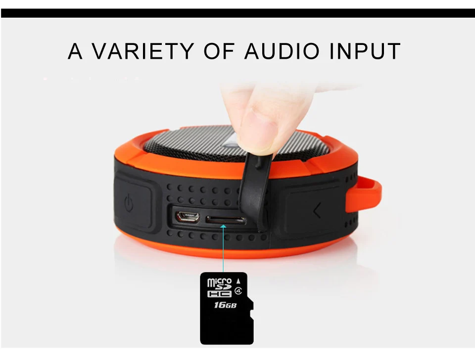 Car Bluetooth Speaker Outdoor Wireless Bluetooth 3.0 Stereo Portable Speaker Built-in mic Shock Resistance Waterproof Speaker - ANKUX.COM