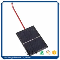 0.65W 1.5V Solar Cell With Cable Solar Panel DIY Small Solar Applications Education Kits