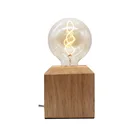 E27/E26 Retro Decoration Cubic Wood Light Table Bulb Holder Socket Lamp solid wood lamp base