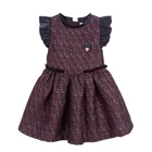 Guangzhou winter tweed fancy latest baby girls dress girl baby dress