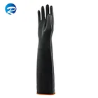 Factory sale various 240g heavy duty black industrial safety hand latex glove