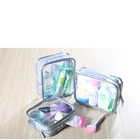 Promotion cheap price vinyl transparent clear PVC zipper cosmetic bag