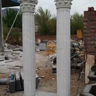 Hunan White Marble Stone Roman Column
