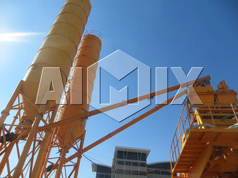 High quality YHZS50 concrete batch plant cost in China