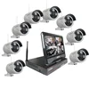 LS VISION 8CH Wireless Security Systems 960P HD Kit Video Surveillance Wifi CCTV Camera NVR Set with 10 Inch LCD Screen Monitor