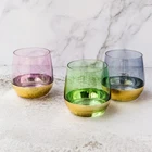 Color Cup Household Lead-free Color Crystal Glass Cup