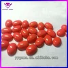 red coral stone gems oval glass cabochons