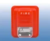 DC24V Indoor Red color 3 alarm sounds fire and burglary alarm system Fire alarm strobe siren