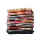 Logo Customization Wool Scarf Women Wool Scarf Inner Mongolia Autumn Winter Warm Thick Wool Women Plaid Tartan Scarf