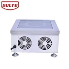 Portable Electric Cooking Stove Induction Cooker, Glass Induction Cookers Touch + Magnetic Knob Control