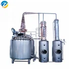 multi-spirits distiller 500 gallon copper still spirits distillers