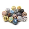 Wholesale Accessories DIY Spacer Beads Micro Pave Zircon Loose Beads For Bracelet Making