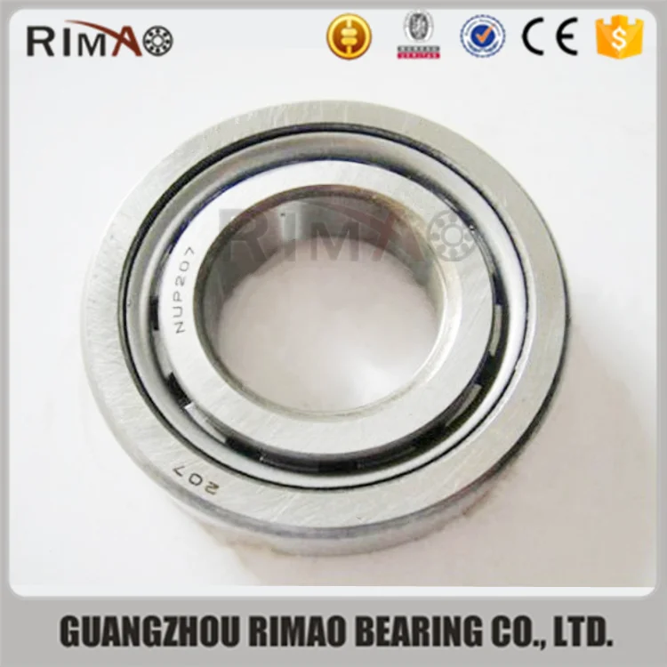 High precision NUP type straight roller bearing NUP207 bearing.png
