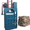 China PE PP PET bottle film bags waste paper plastic vertical baler machinery for sale
