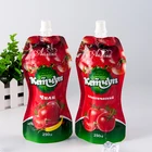 Accept custom biodegradable bag for liquid stand up pouch spout with great price