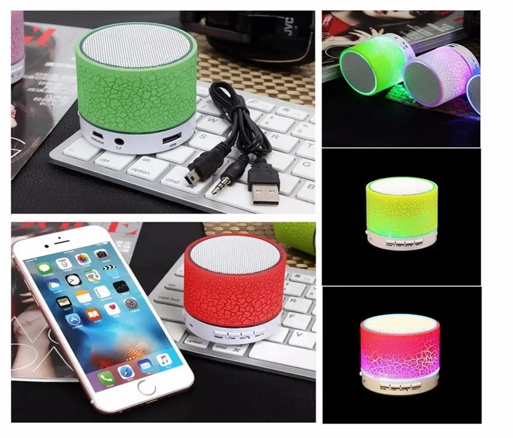 Wholesale LED Mini S10 Speakers Portable Wireless speaker bluetooth speaker - ANKUX.COM