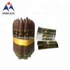 Custom Embossed Hot Stamping Cigar Ring Label Printing Gold Foil Cigar wraps