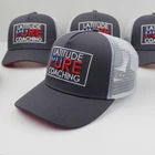 Wholesale 5 panel Print Mesh Trucker Hats Custom, Custom Patch Logo Trucker Cap
