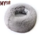 Myfur 2019 Hot Sale Faux Fox Fur Scarf For Women