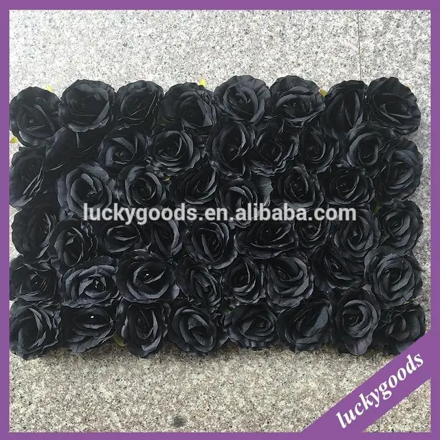 wholesale personalized silk black rose flower for promotion