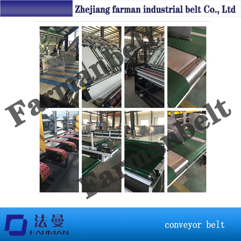 zhejiang farman Htd 14m White Pu Open Ended Timing Belts