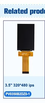 Full angle transflective color 640*480 3.5 inch tft lcd panel