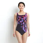Lady tight one piece pretty swimsuit printed upf50+ dry quickly swimwear,beachwear for water sport