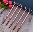deer top shape metal pen ,metal cute pen for promotional