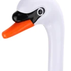 Elegant swan foldable deco umbrella rain gear white umbrella