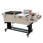Semi Automatic POF Film Carton Box Case 2 In 1 Sealing Heat Shrink Tunnel Wrap Packaging Machine
