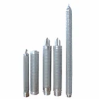 Metal water filter cartridge for chlorinated water filtration